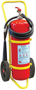 Estintore Carrellato a polvere 30 Kg
