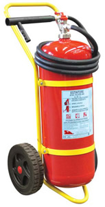 Estintore Carrellato a polvere 50 Kg